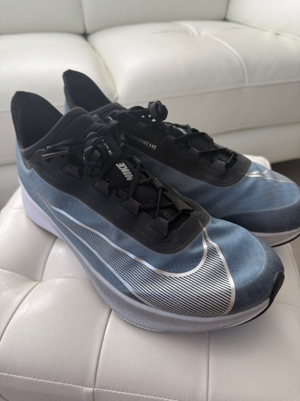 Nike Zoom Fly 3 Vaporweave Coastal Blue AT8240-401 Size 12 - EUC